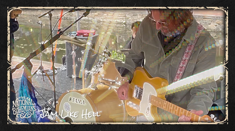 “Jam Like Hell” — The National Bohemians' extended take on Pink Floyd’s “Run Like Hell,” performed live at the Alive @ Five Concert Series in Frederick, Maryland.